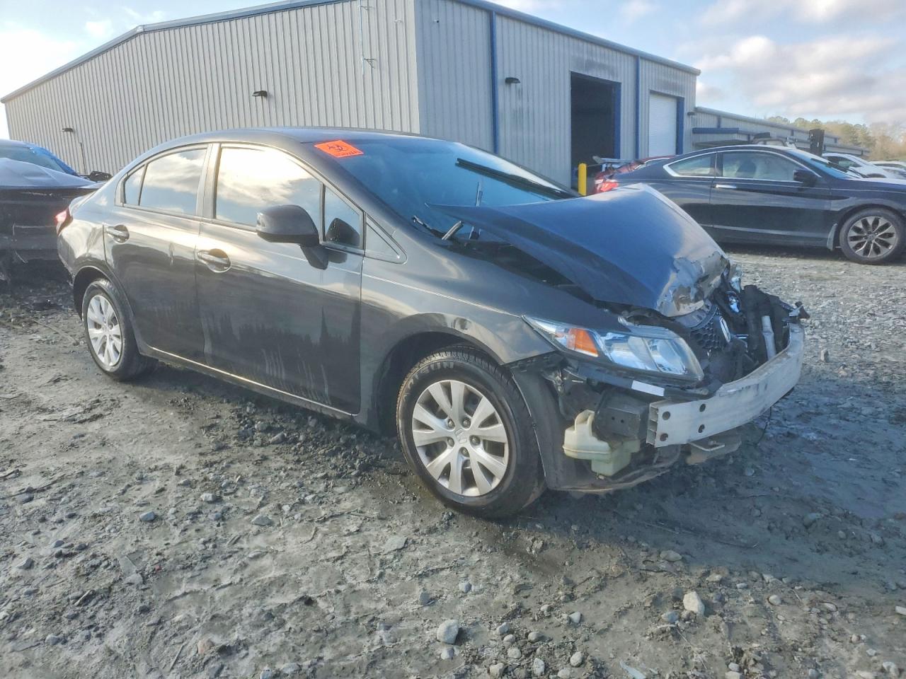2013 Honda Civic Lx Brown vin: 2HGFB2F51DH517944