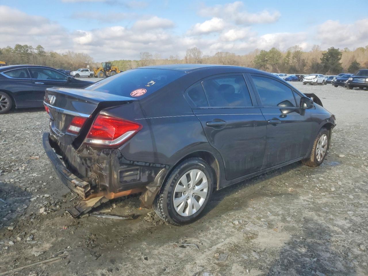 2013 Honda Civic Lx Brown vin: 2HGFB2F51DH517944