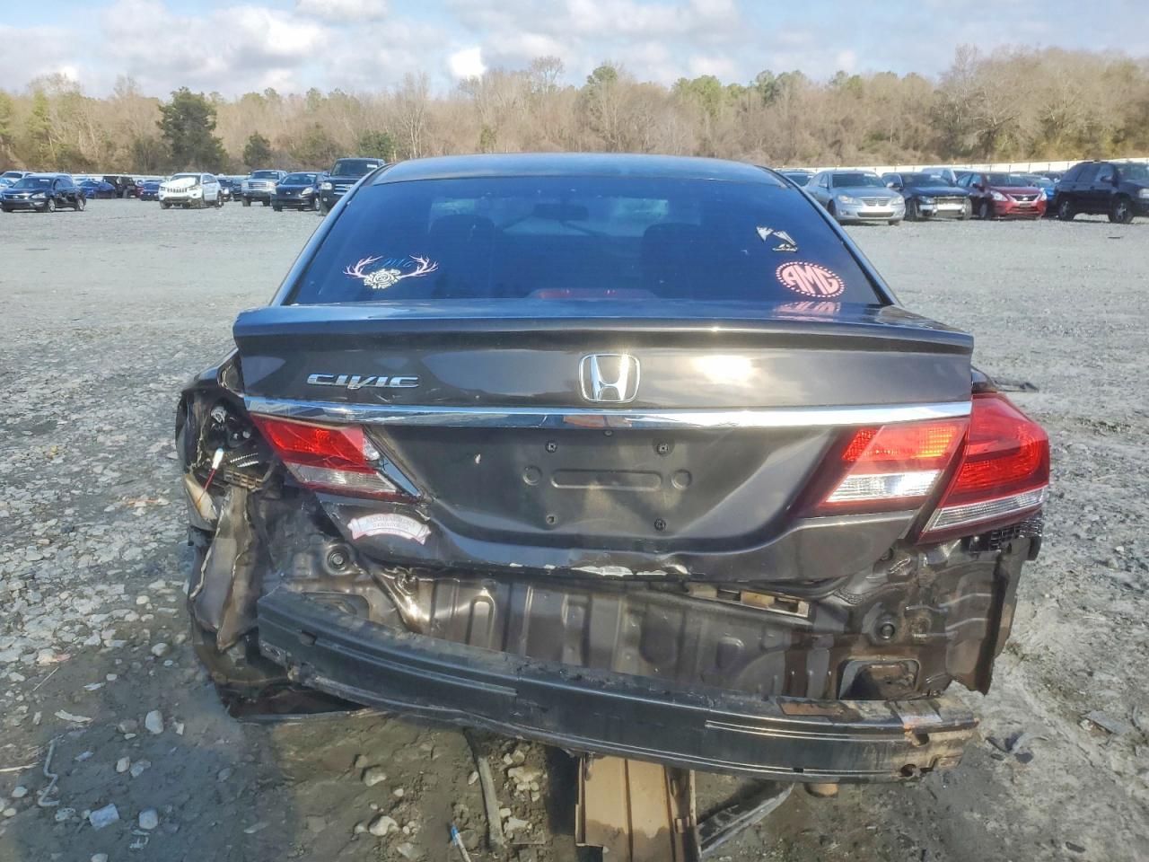 2013 Honda Civic Lx Brown vin: 2HGFB2F51DH517944