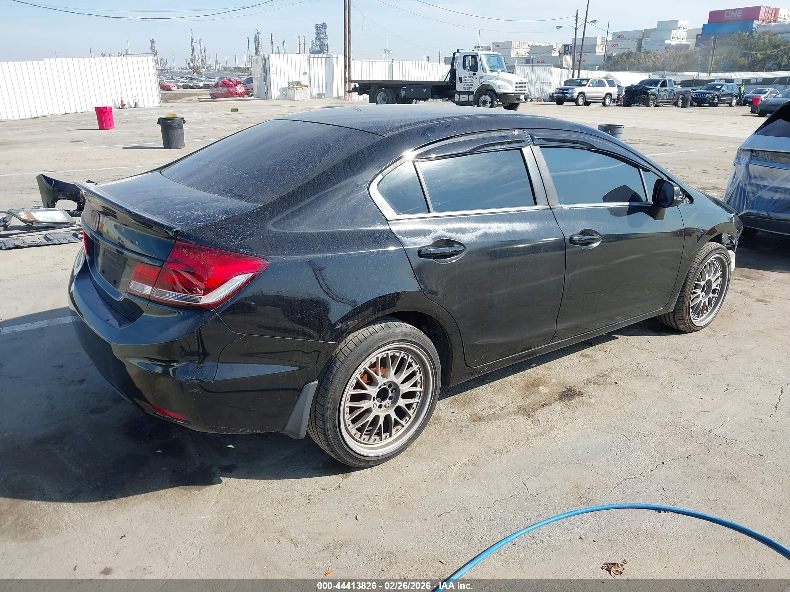 2013 Honda Civic Lx Black vin: 2HGFB2F51DH518771
