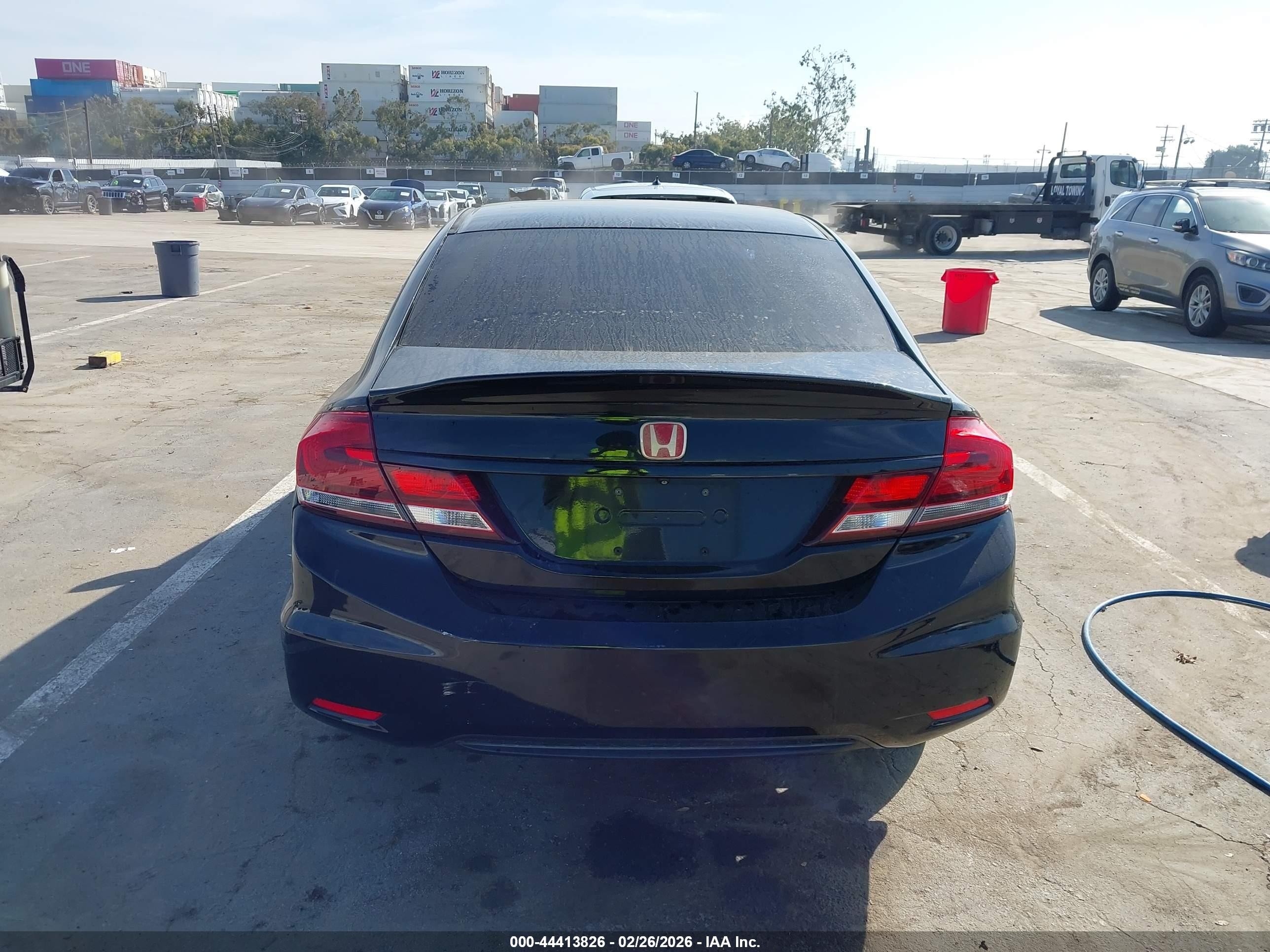 2013 Honda Civic Lx Black vin: 2HGFB2F51DH518771