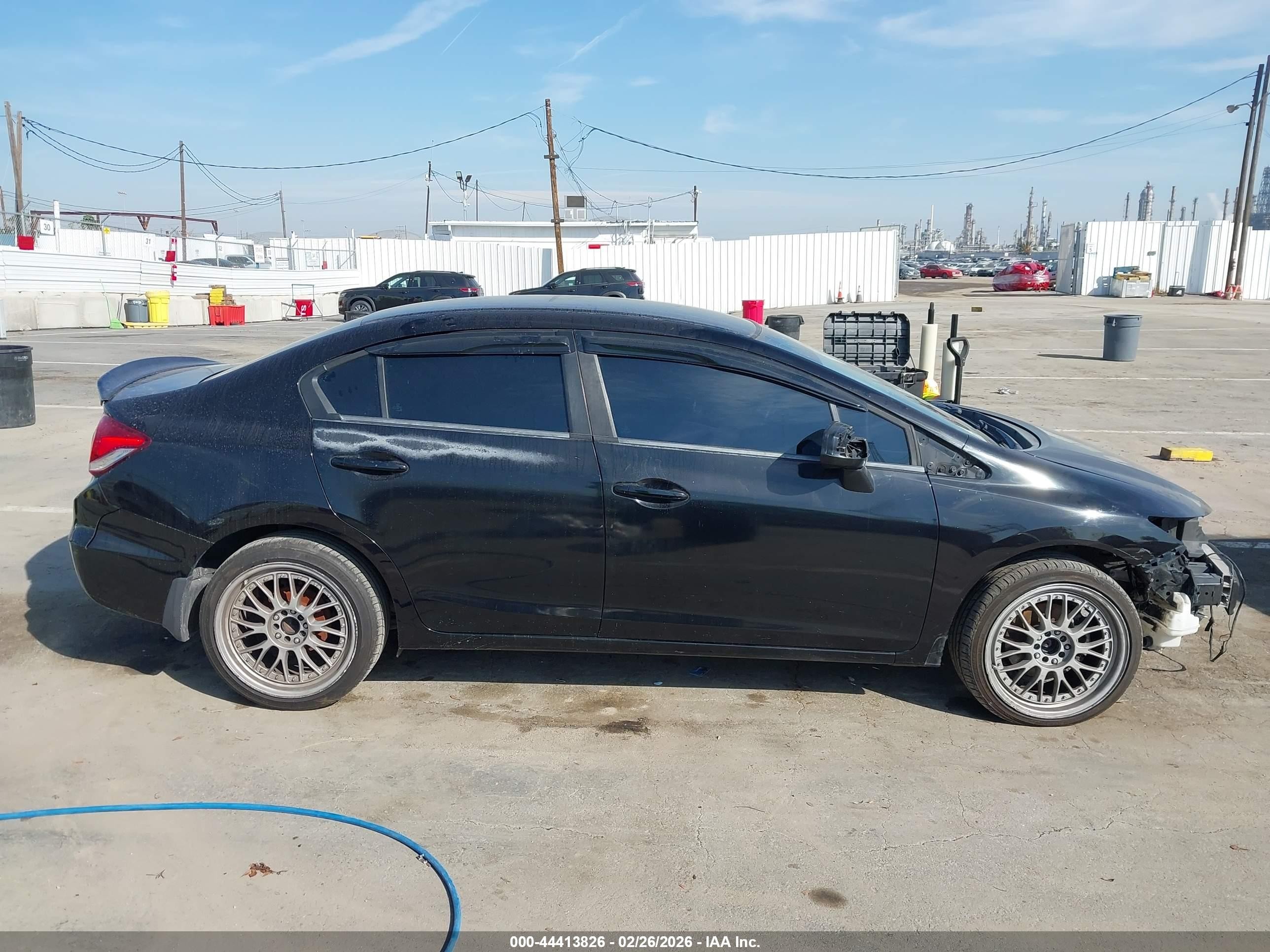 2013 Honda Civic Lx Black vin: 2HGFB2F51DH518771