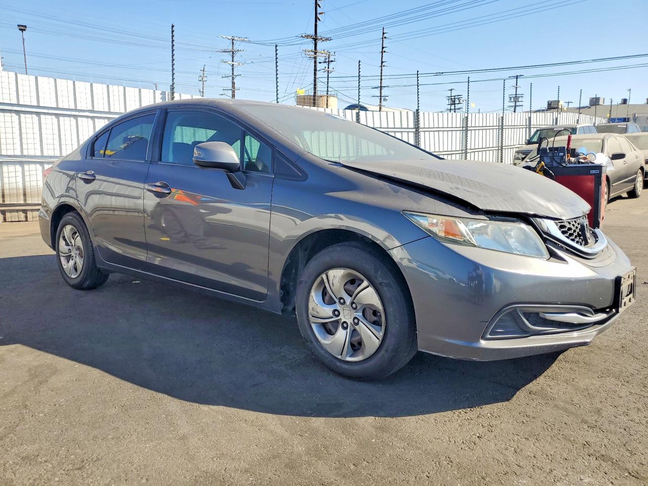2013 Honda Civic Lx Charcoal vin: 2HGFB2F51DH528149