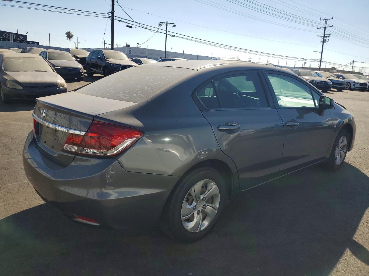2013 Honda Civic Lx Charcoal vin: 2HGFB2F51DH528149