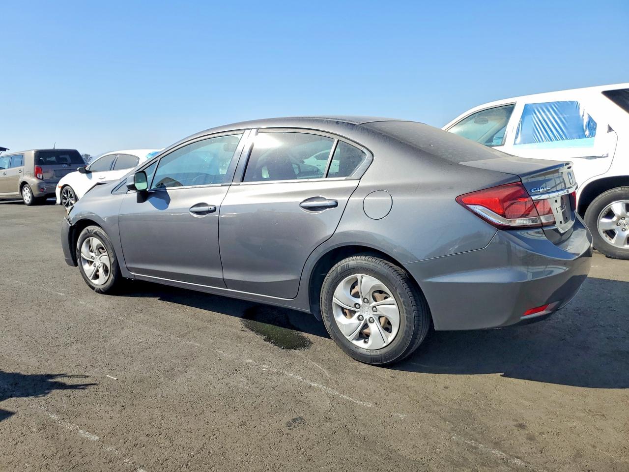 2013 Honda Civic Lx Charcoal vin: 2HGFB2F51DH528149