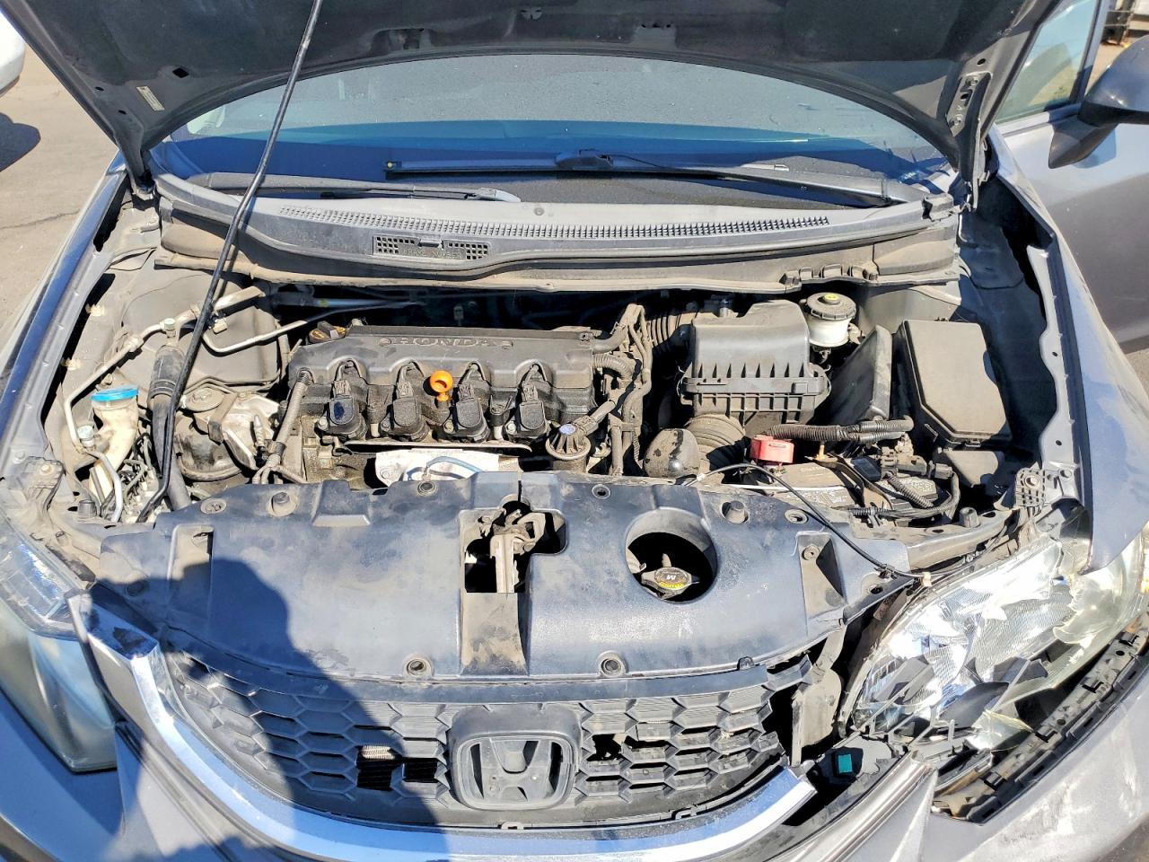 2013 Honda Civic Lx Charcoal vin: 2HGFB2F51DH528149