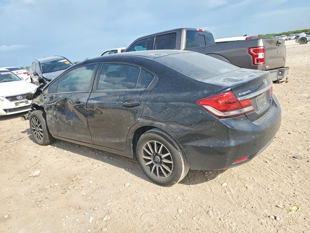 2013 Honda Civic Lx Black vin: 2HGFB2F51DH539099