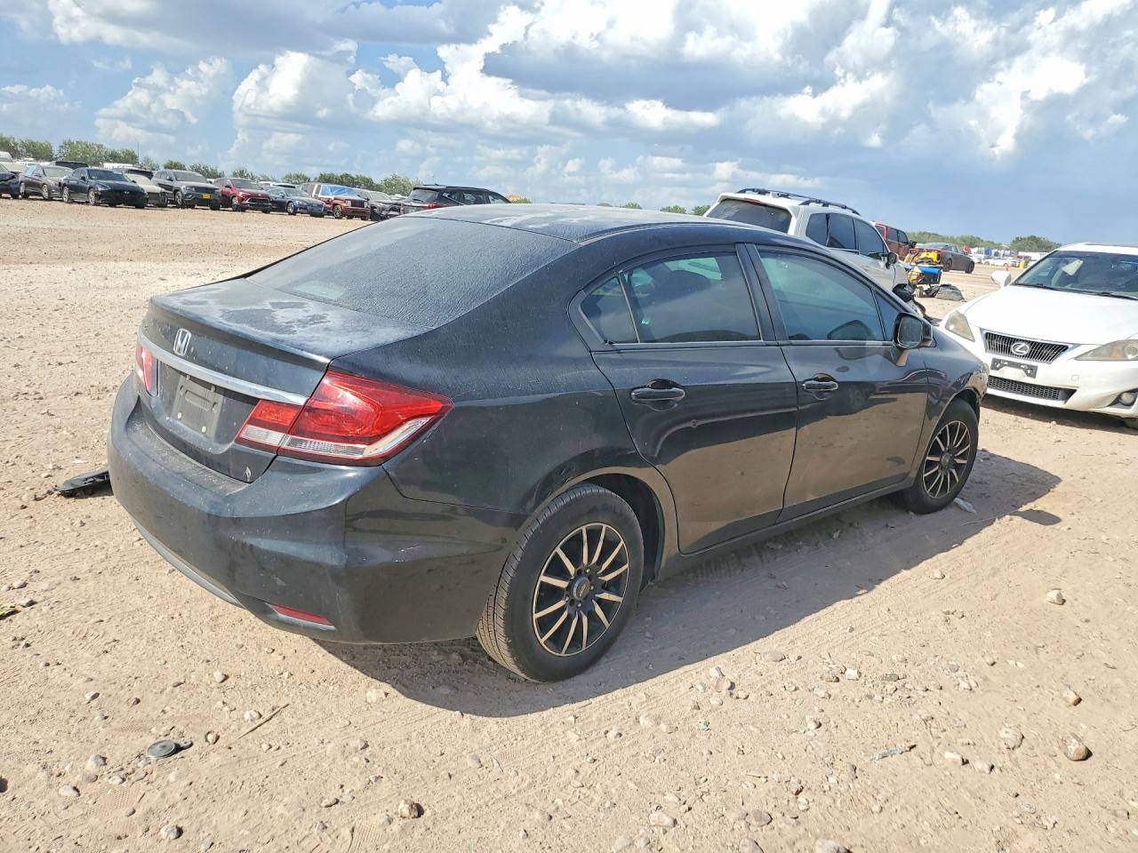 2013 Honda Civic Lx Black vin: 2HGFB2F51DH539099