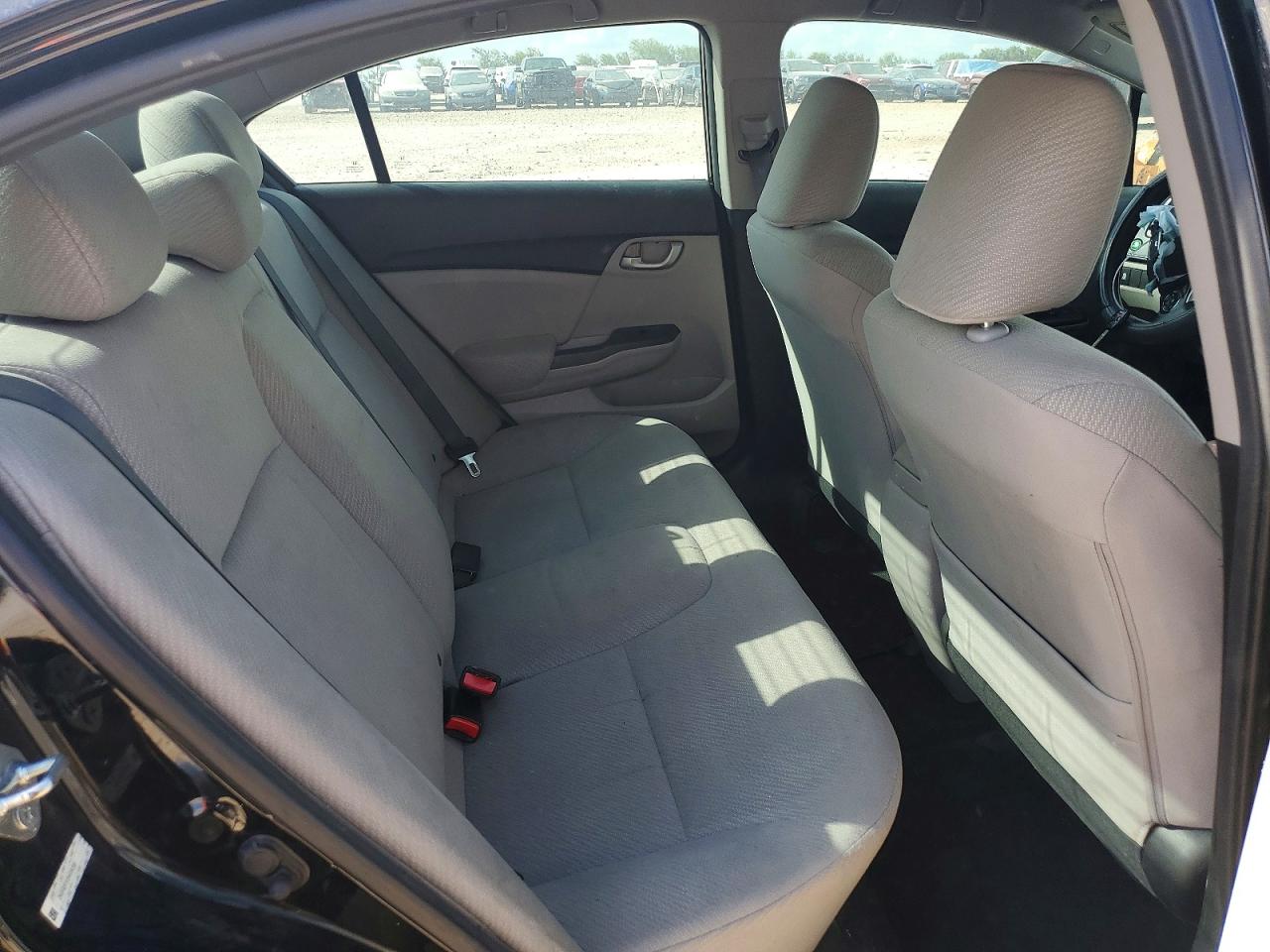 2013 Honda Civic Lx Black vin: 2HGFB2F51DH539099