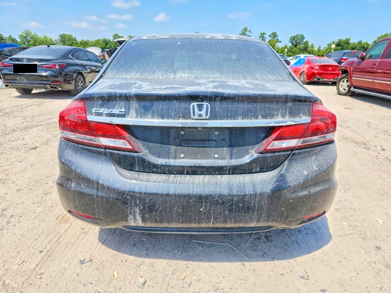 2013 Honda Civic Lx Black vin: 2HGFB2F51DH539099