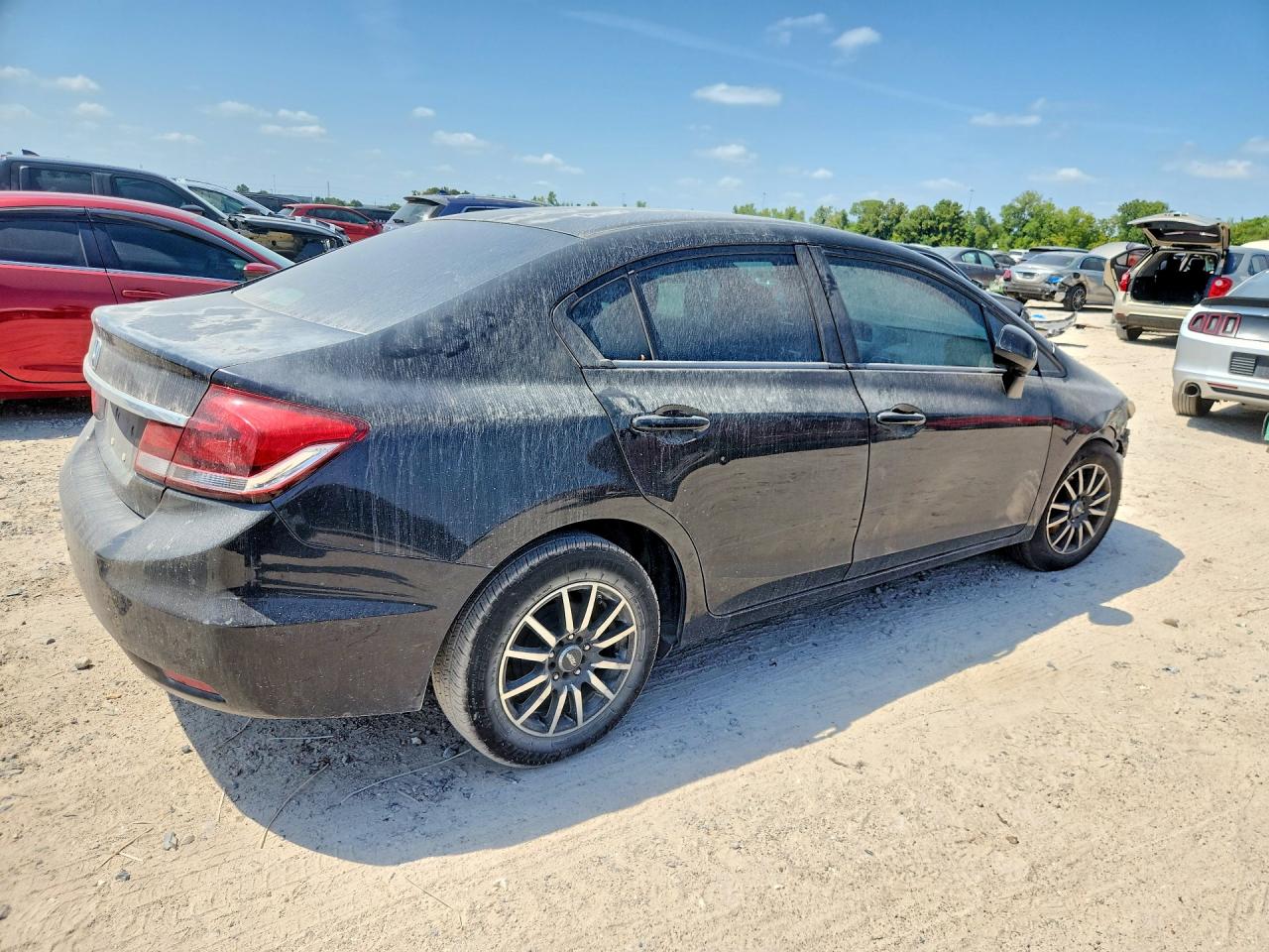 2013 Honda Civic Lx Black vin: 2HGFB2F51DH539099