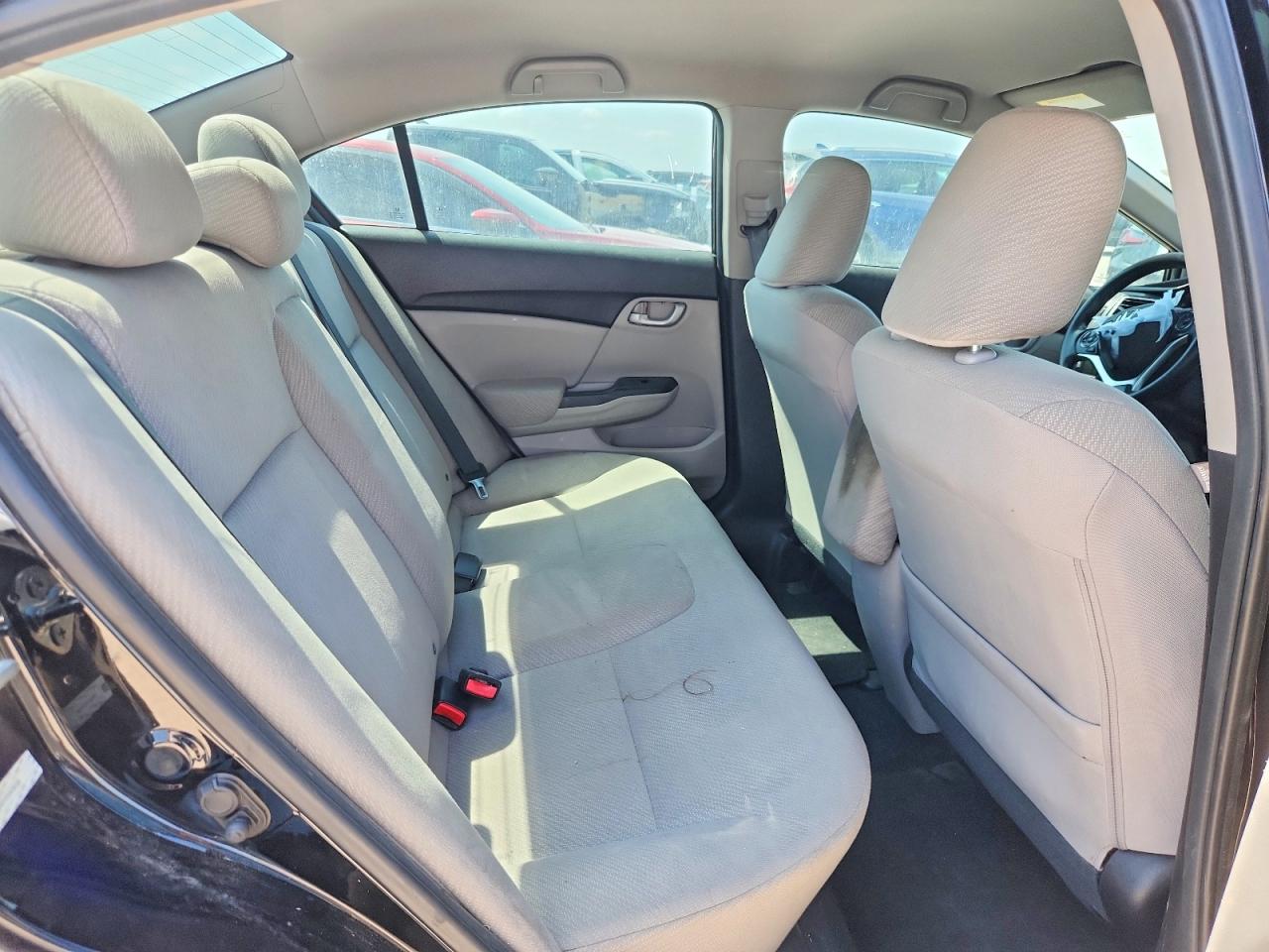 2013 Honda Civic Lx Black vin: 2HGFB2F51DH539099