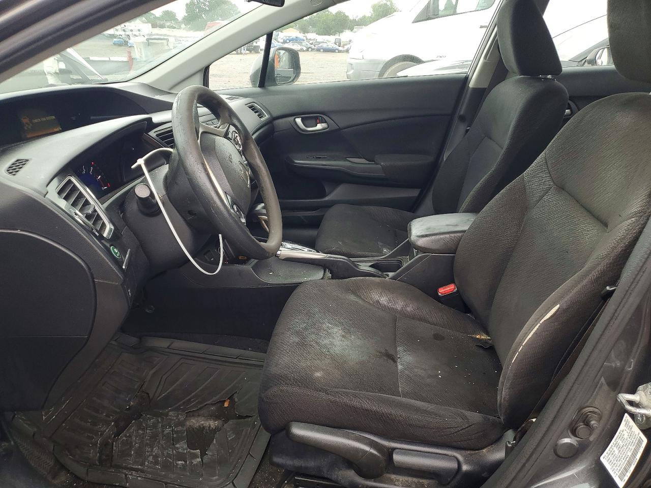 2013 Honda Civic Lx Серый vin: 2HGFB2F51DH539426