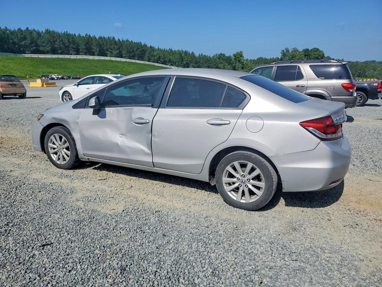 2013 Honda Civic Lx Серебряный vin: 2HGFB2F51DH545128
