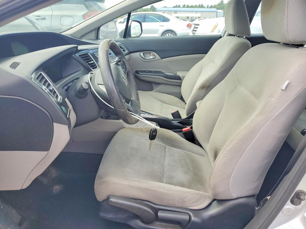 2013 Honda Civic Lx Silver vin: 2HGFB2F51DH555920