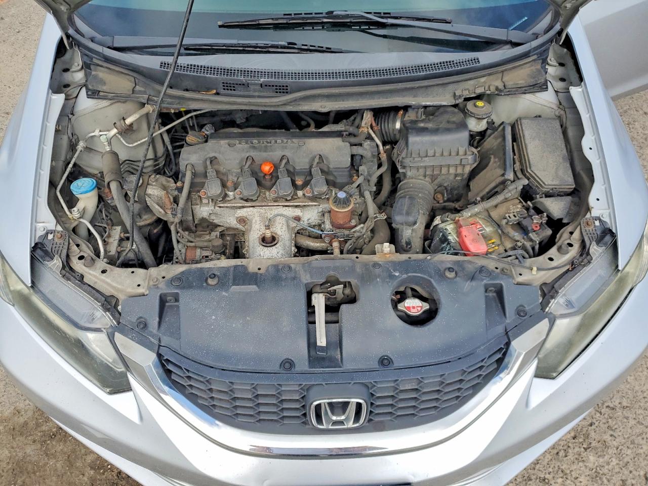 2013 Honda Civic Lx Silver vin: 2HGFB2F51DH555920