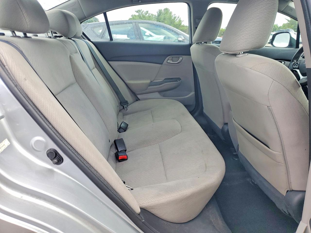 2013 Honda Civic Lx Silver vin: 2HGFB2F51DH555920
