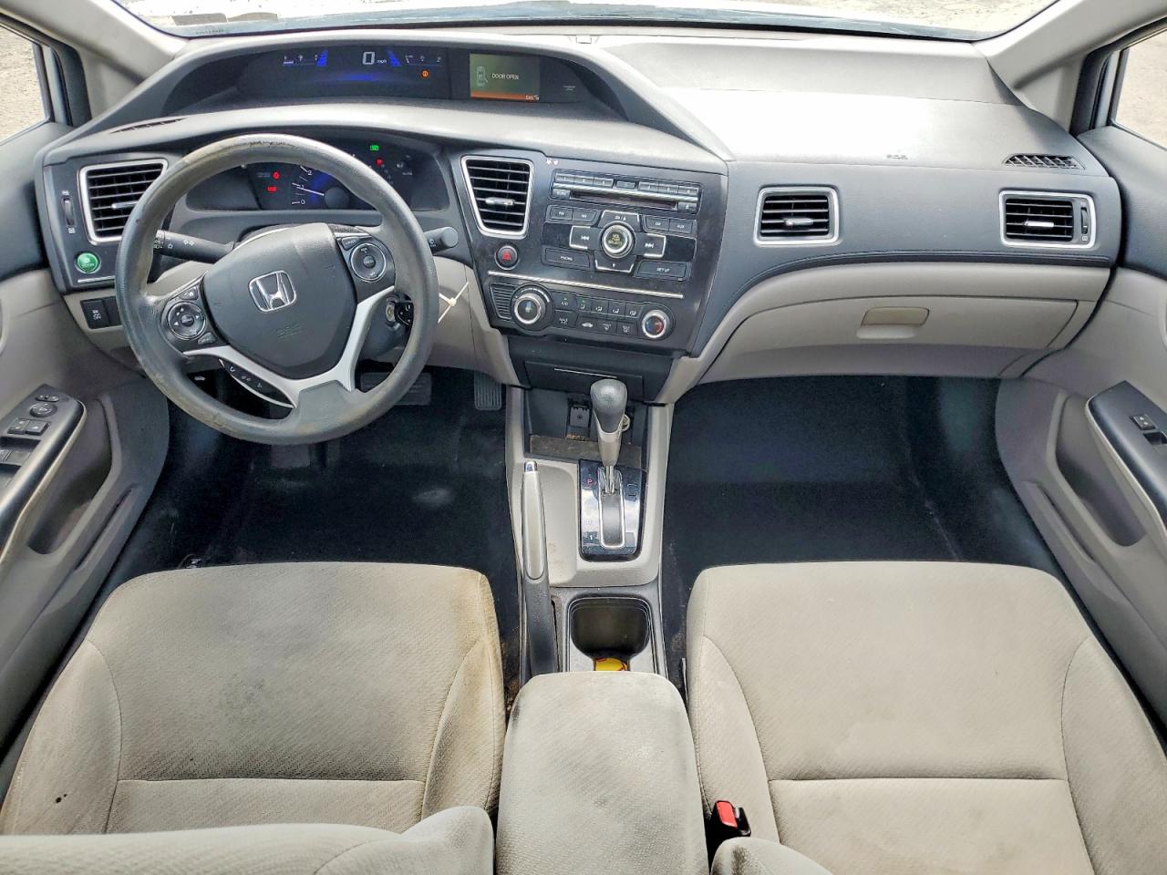 2013 Honda Civic Lx Silver vin: 2HGFB2F51DH555920