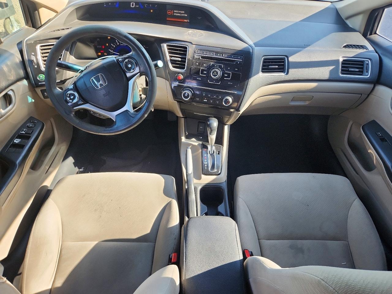 2013 Honda Civic Lx Brown vin: 2HGFB2F51DH556193