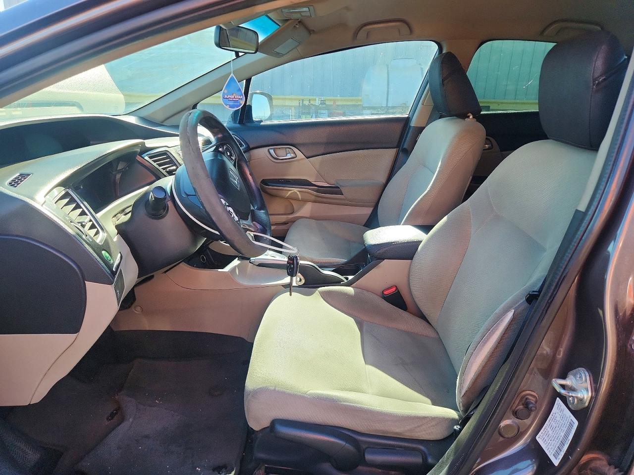 2013 Honda Civic Lx Brown vin: 2HGFB2F51DH556193