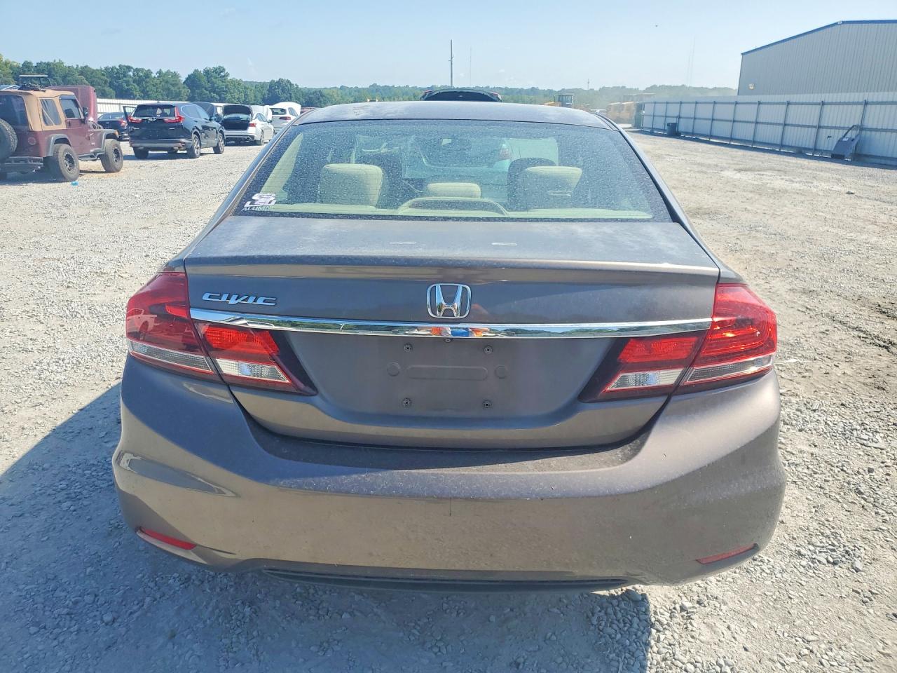 2013 Honda Civic Lx Brown vin: 2HGFB2F51DH565184