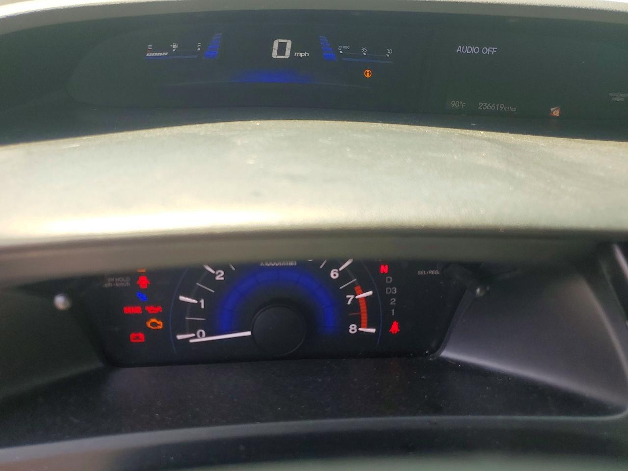 2013 Honda Civic Lx Gray vin: 2HGFB2F51DH570952