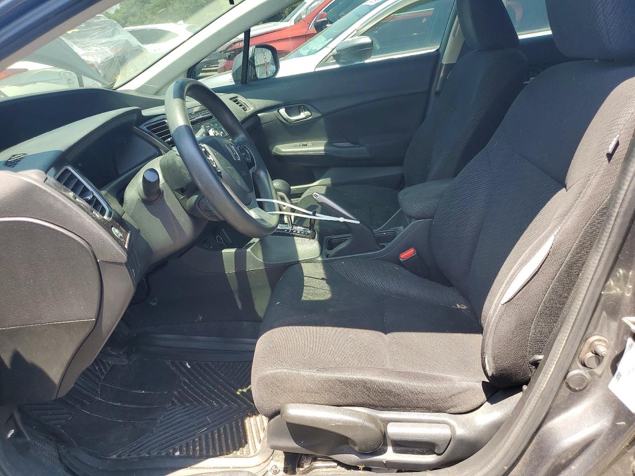 2013 Honda Civic Lx Gray vin: 2HGFB2F51DH570952
