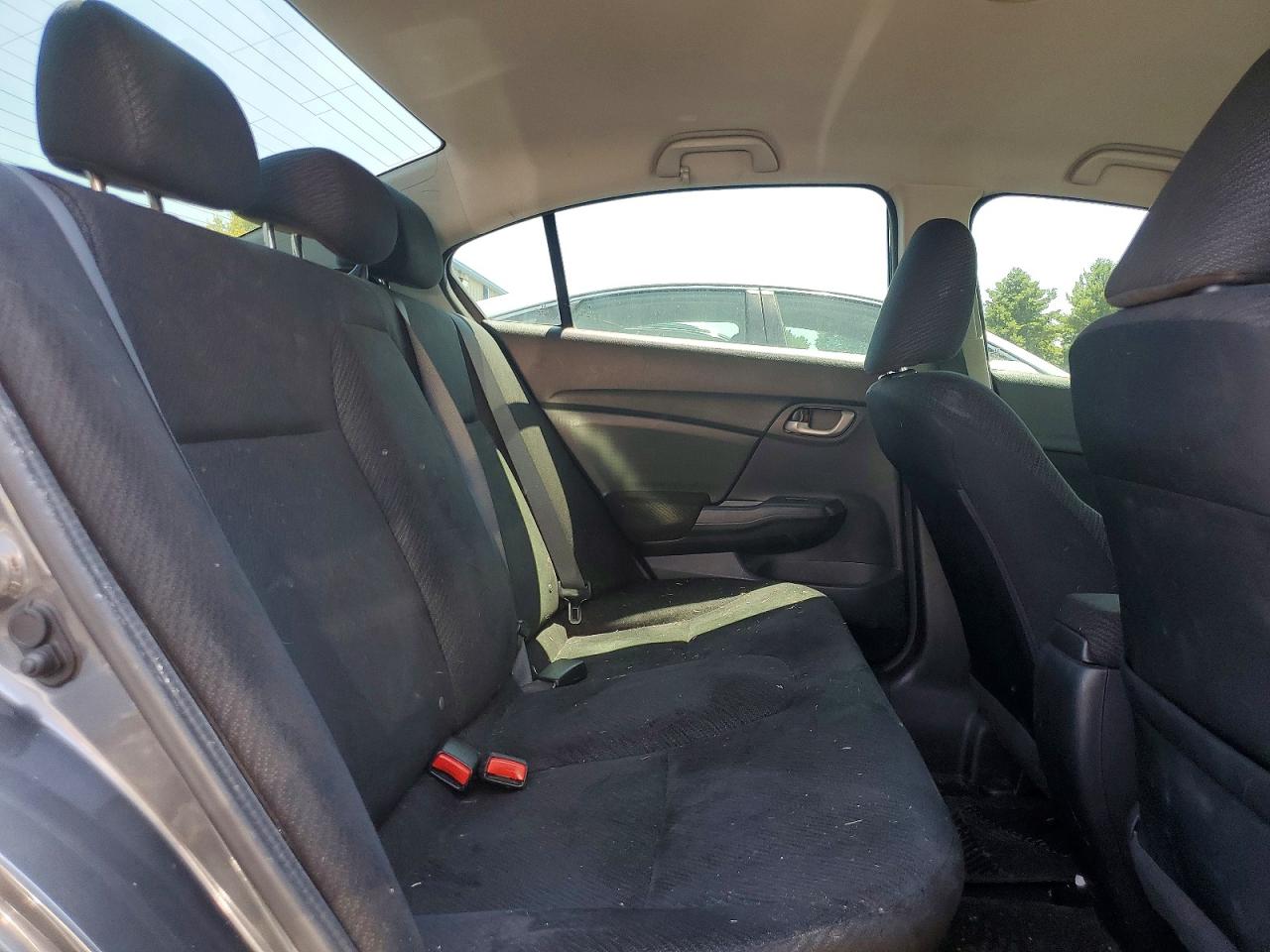 2013 Honda Civic Lx Gray vin: 2HGFB2F51DH570952