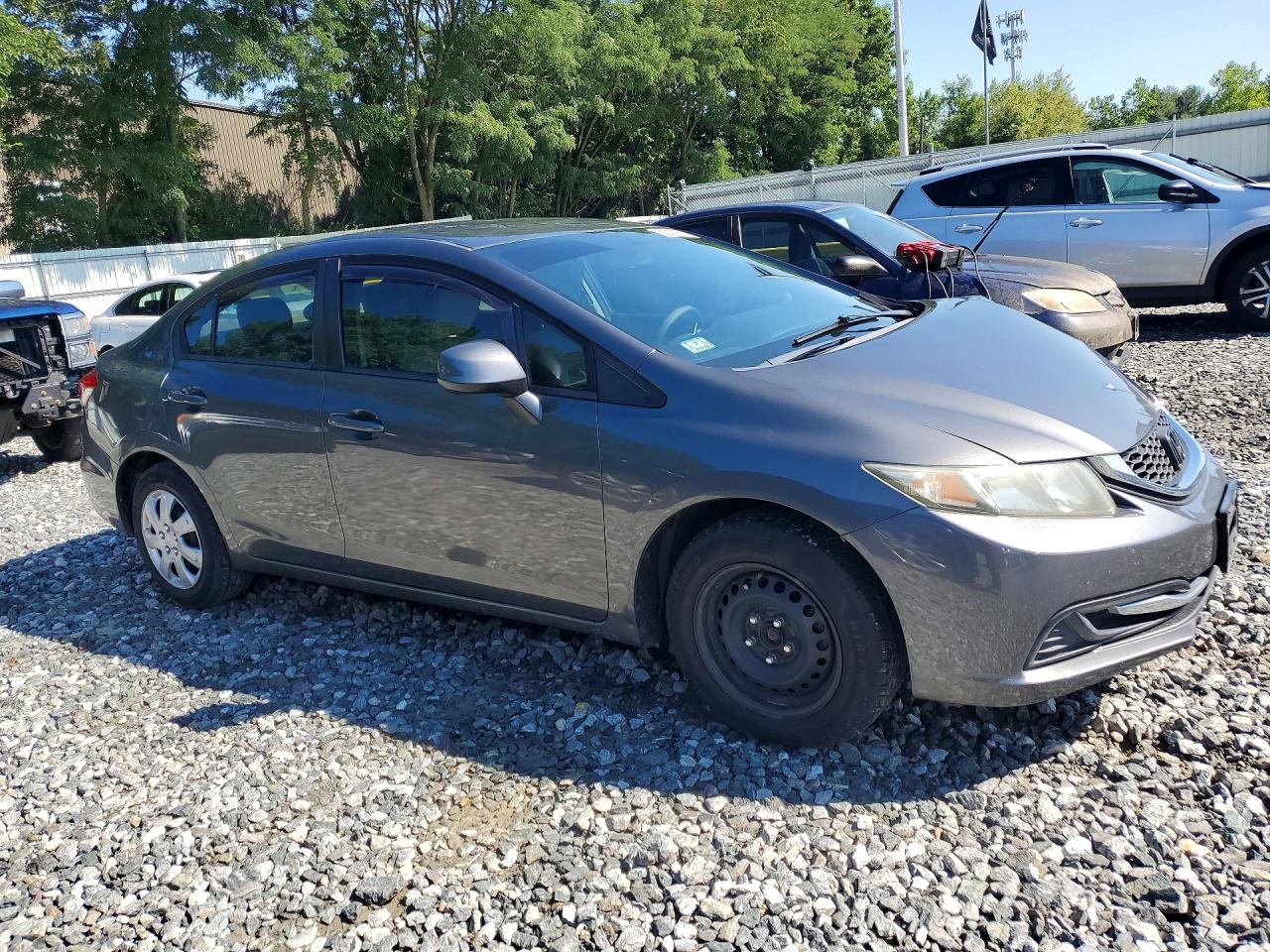 2013 Honda Civic Lx Black vin: 2HGFB2F51DH576279