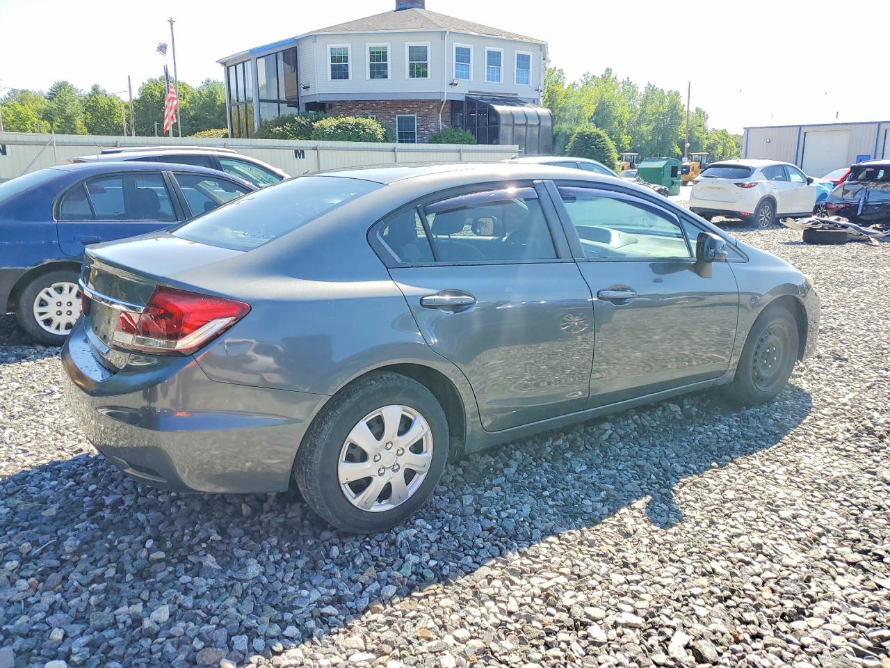 2013 Honda Civic Lx Black vin: 2HGFB2F51DH576279