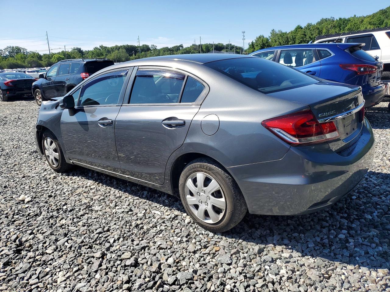 2013 Honda Civic Lx Black vin: 2HGFB2F51DH576279