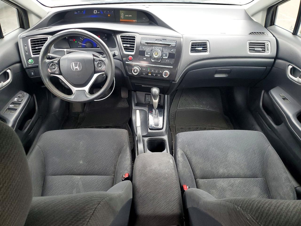 2013 Honda Civic Lx Black vin: 2HGFB2F51DH577433