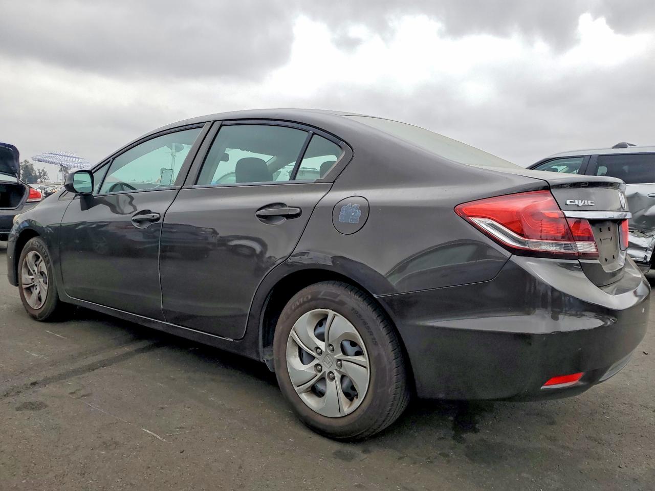2013 Honda Civic Lx Black vin: 2HGFB2F51DH577433