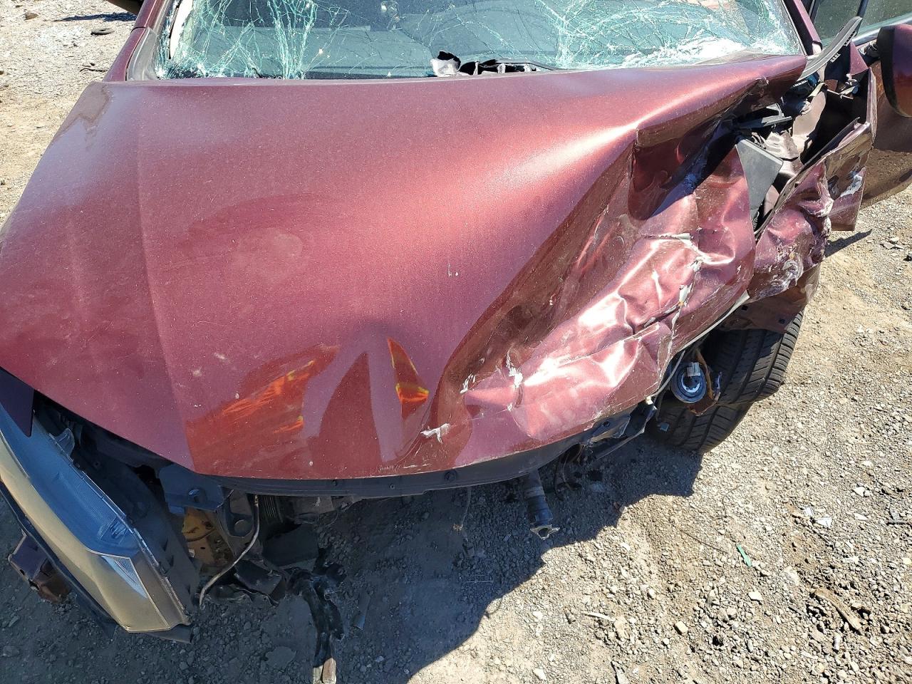 2013 Honda Civic Lx Burgundy vin: 2HGFB2F51DH593292