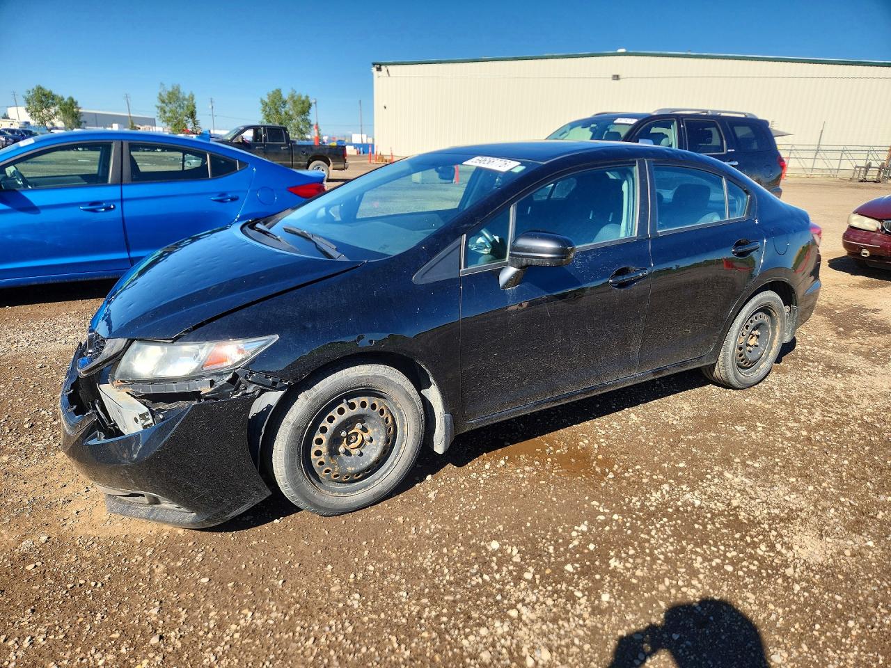 2014 Honda Civic Black vin: 2HGFB2F51EH020958