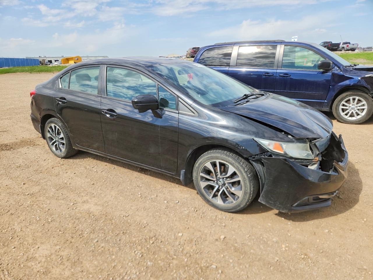 2014 Honda Civic Lx Black vin: 2HGFB2F51EH044872