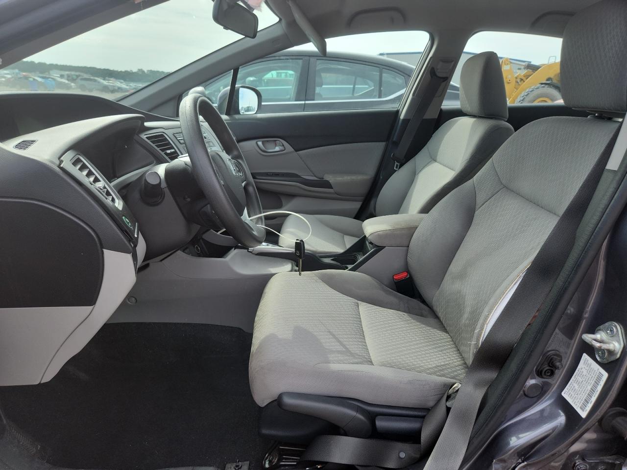 2014 Honda Civic Lx Gray vin: 2HGFB2F51EH501261