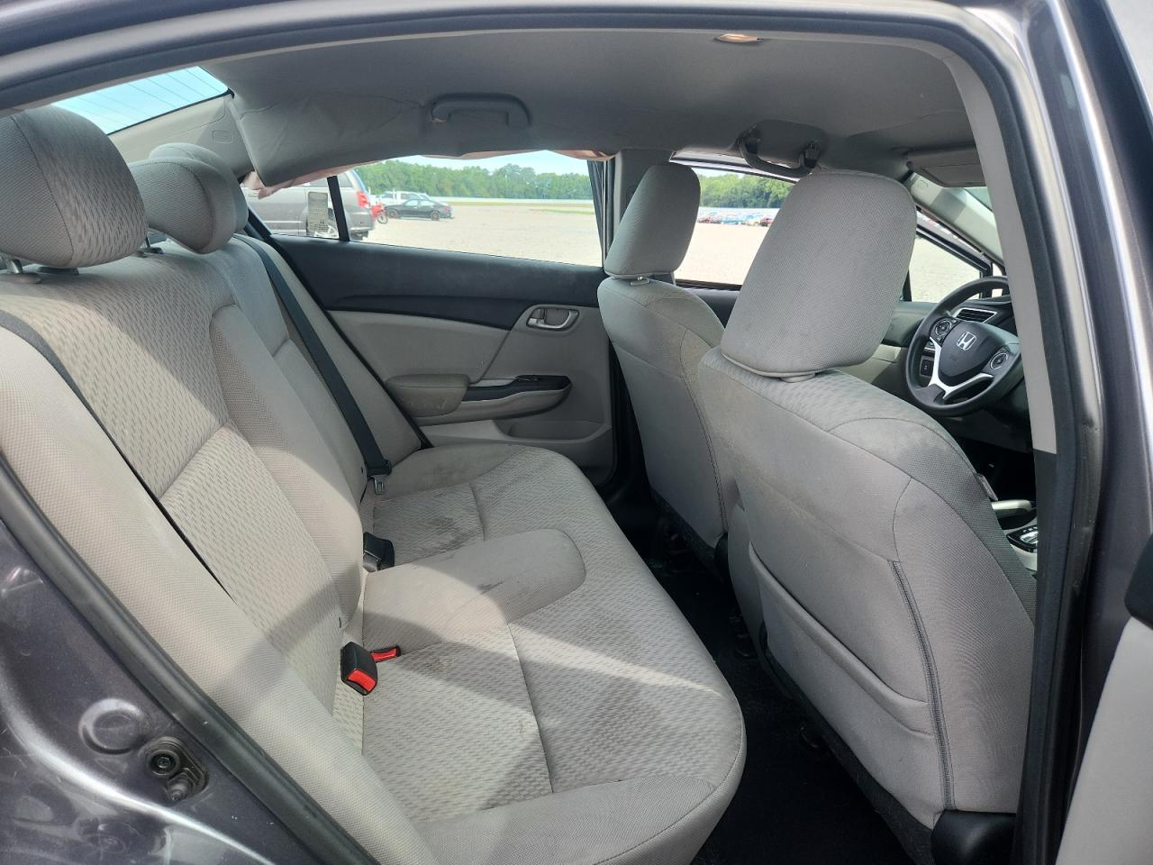 2014 Honda Civic Lx Gray vin: 2HGFB2F51EH501261