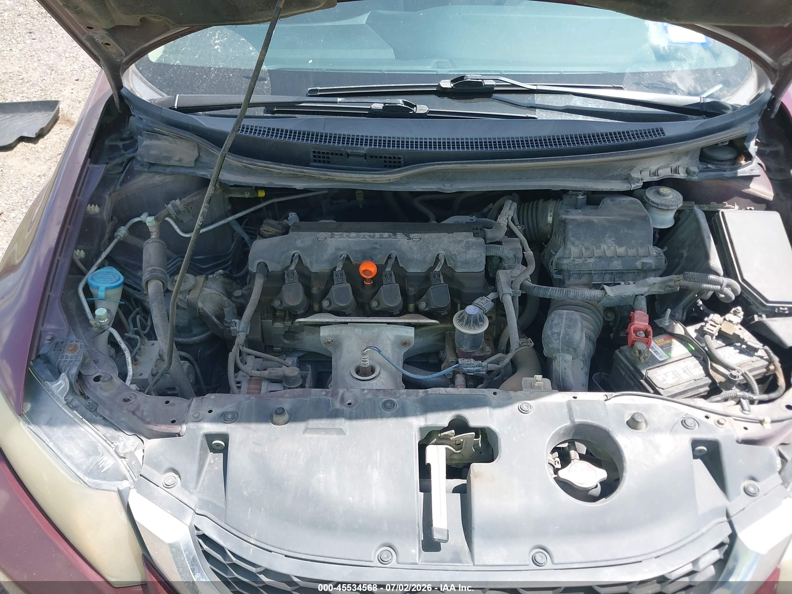 2014 Honda Civic Lx Maroon vin: 2HGFB2F51EH503107