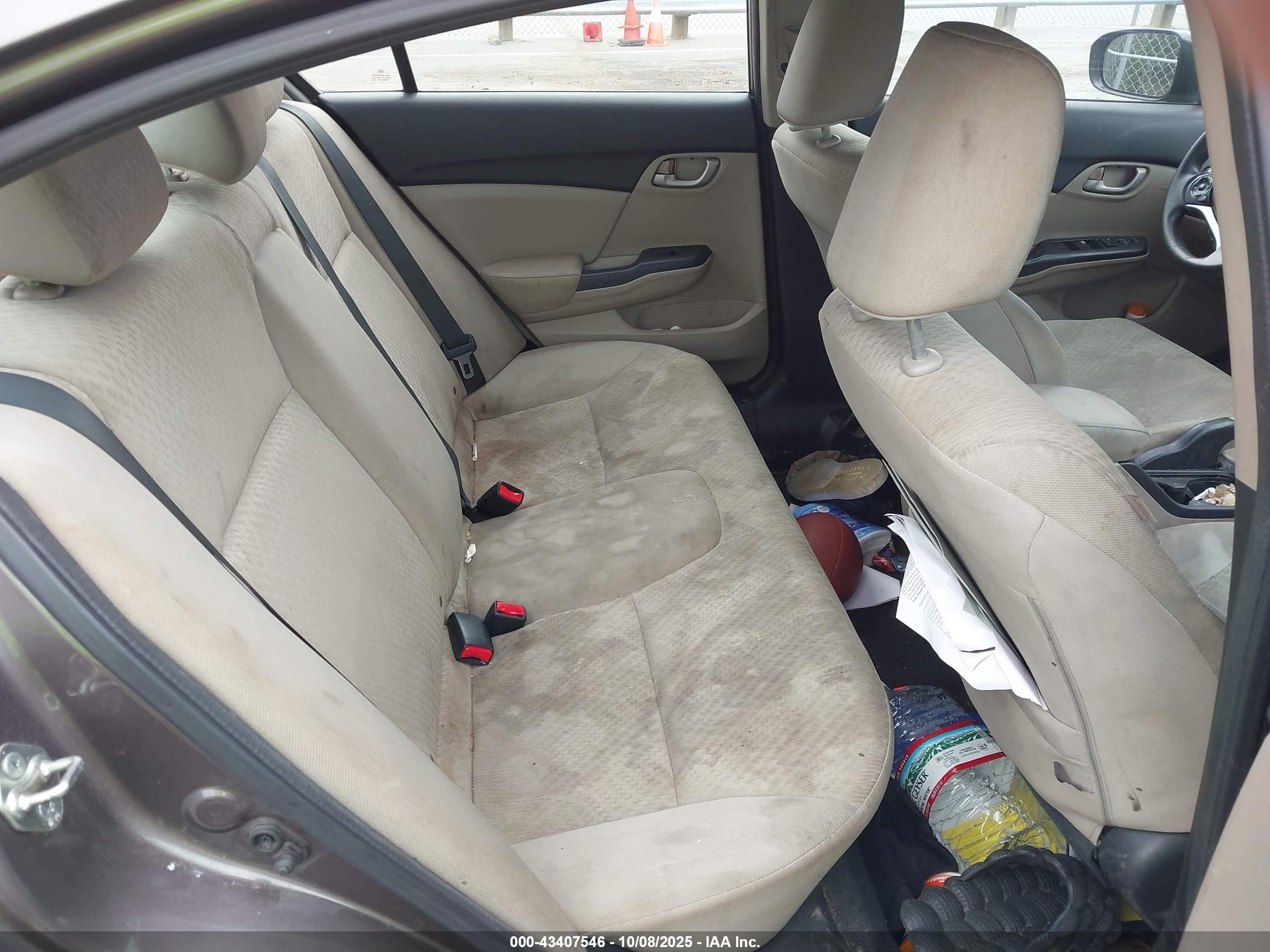 2014 Honda Civic Lx Коричневый vin: 2HGFB2F51EH515628
