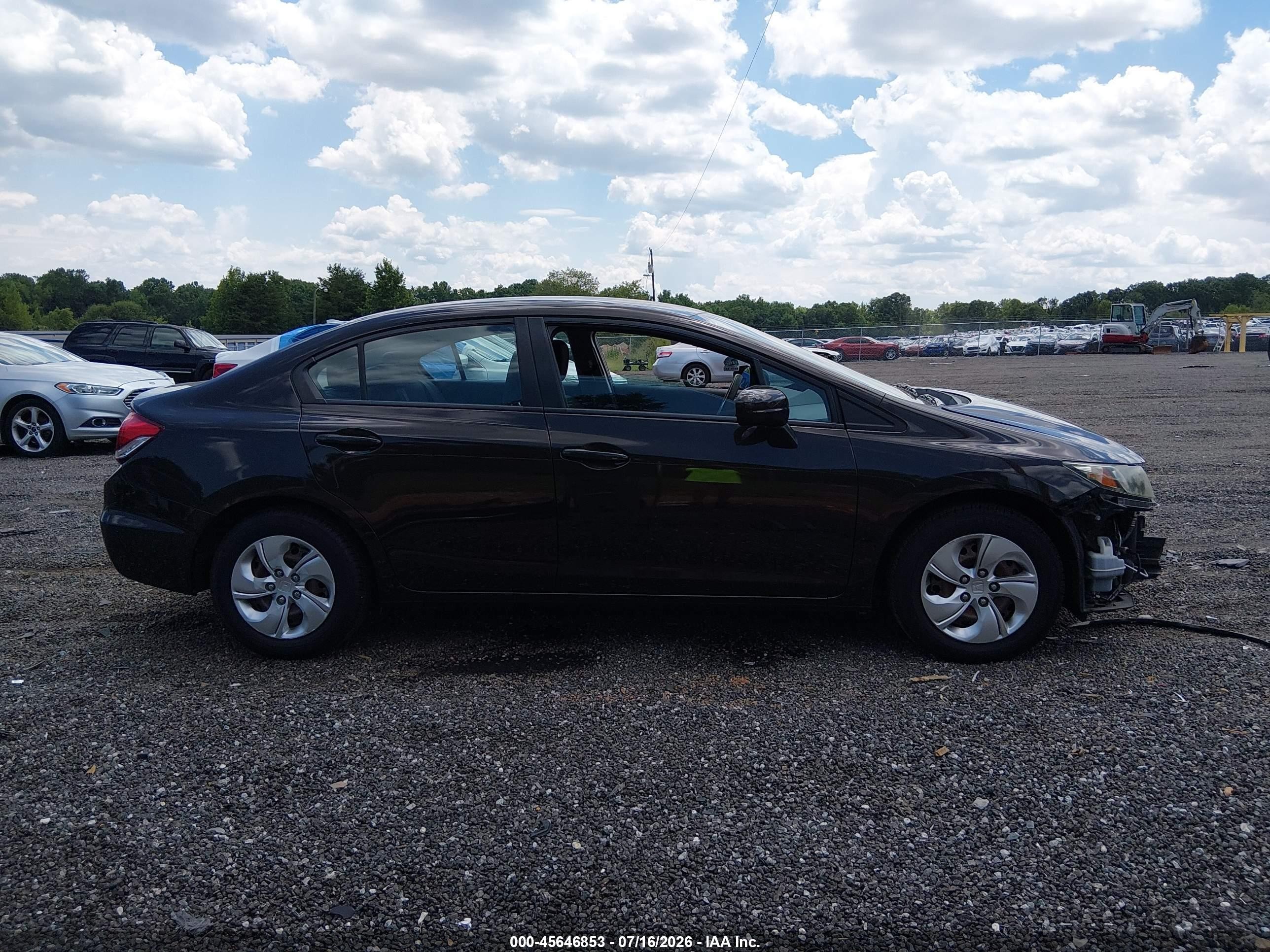 2014 Honda Civic Lx Brown vin: 2HGFB2F51EH519372