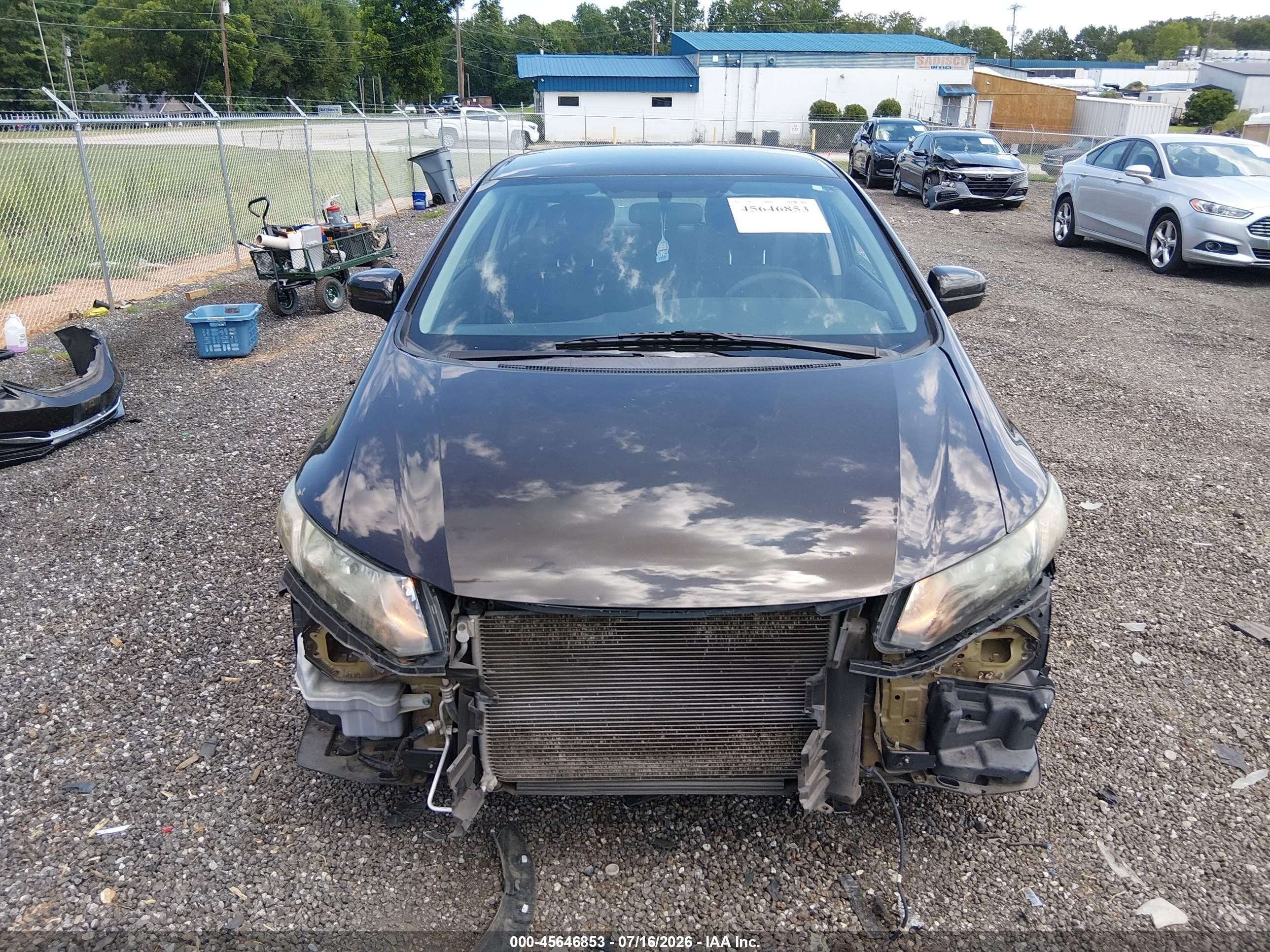 2014 Honda Civic Lx Brown vin: 2HGFB2F51EH519372