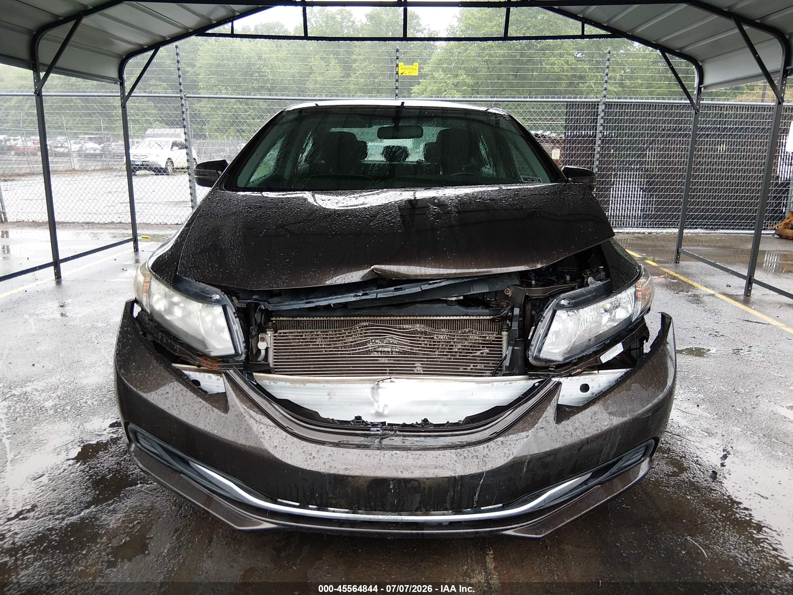 2014 Honda Civic Lx Brown vin: 2HGFB2F51EH521249