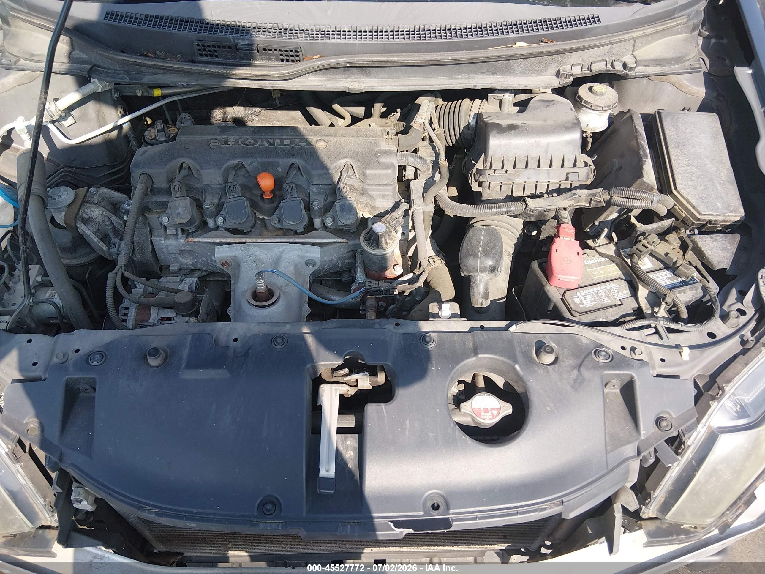 2014 Honda Civic Lx Gray vin: 2HGFB2F51EH528024
