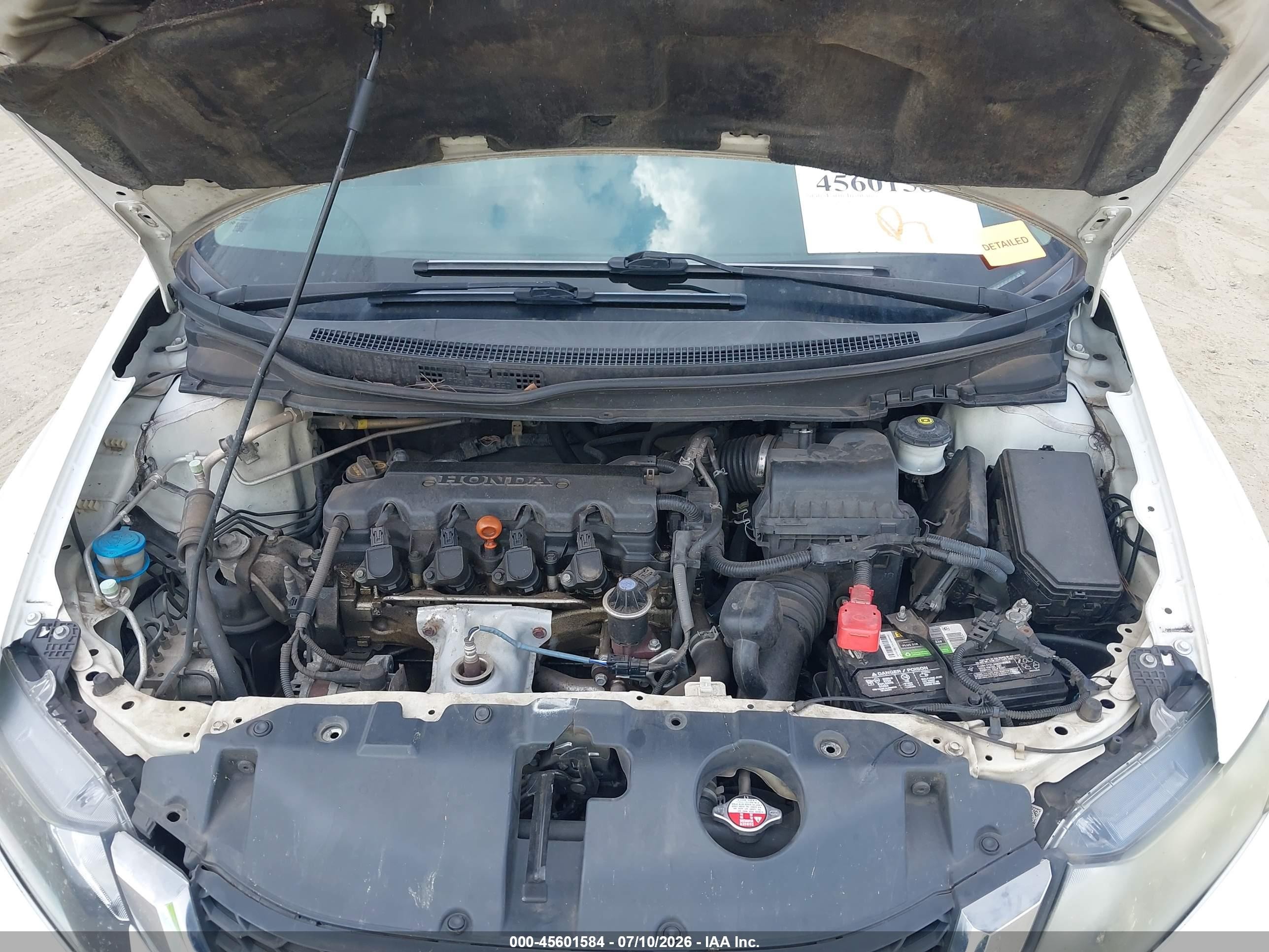 2014 Honda Civic Lx Белый vin: 2HGFB2F51EH530310