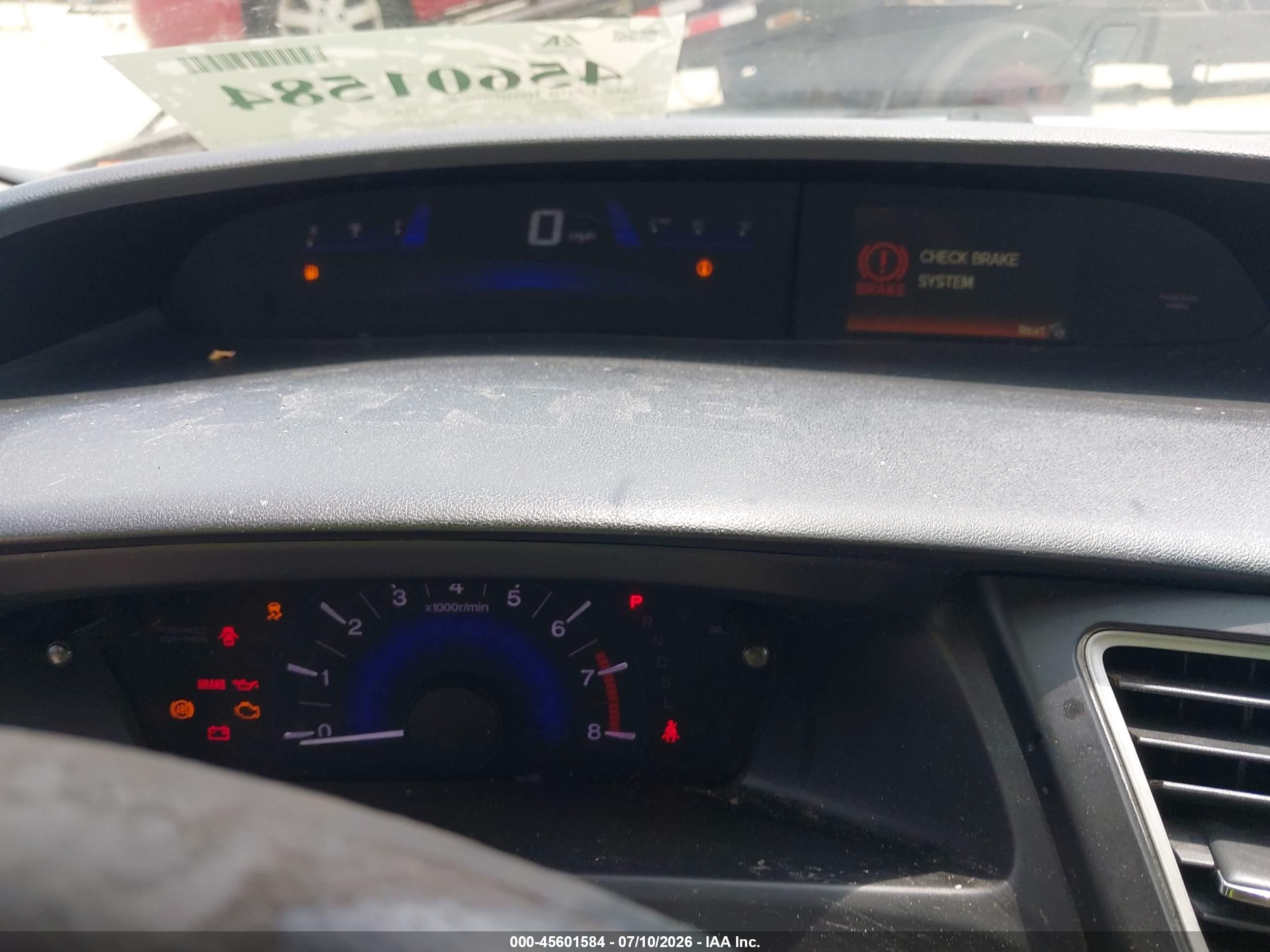 2014 Honda Civic Lx Белый vin: 2HGFB2F51EH530310