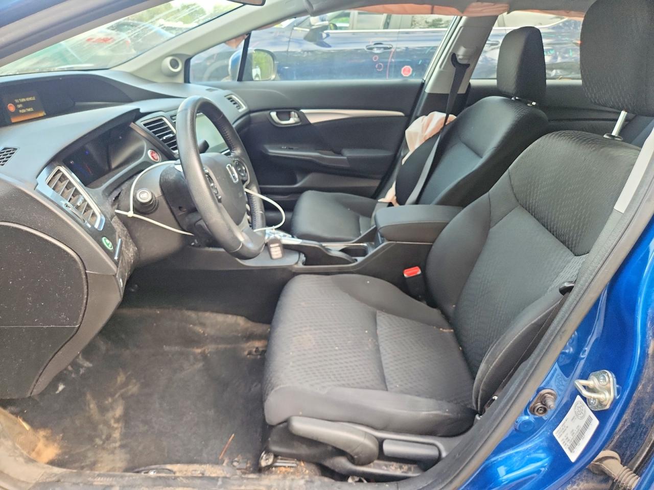 2015 Honda Civic Lx Blue vin: 2HGFB2F51FH008312
