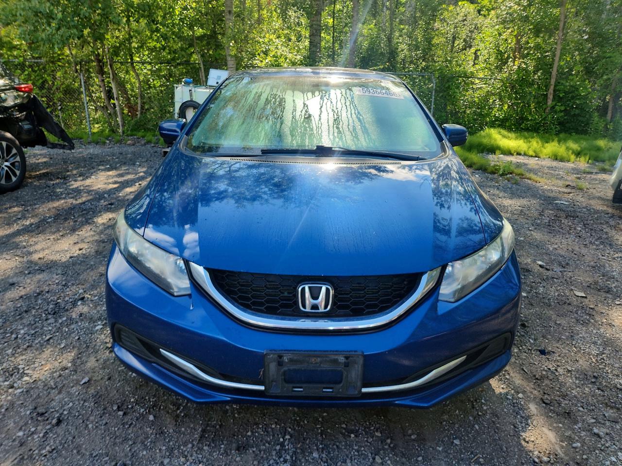 2015 Honda Civic Lx Blue vin: 2HGFB2F51FH008312