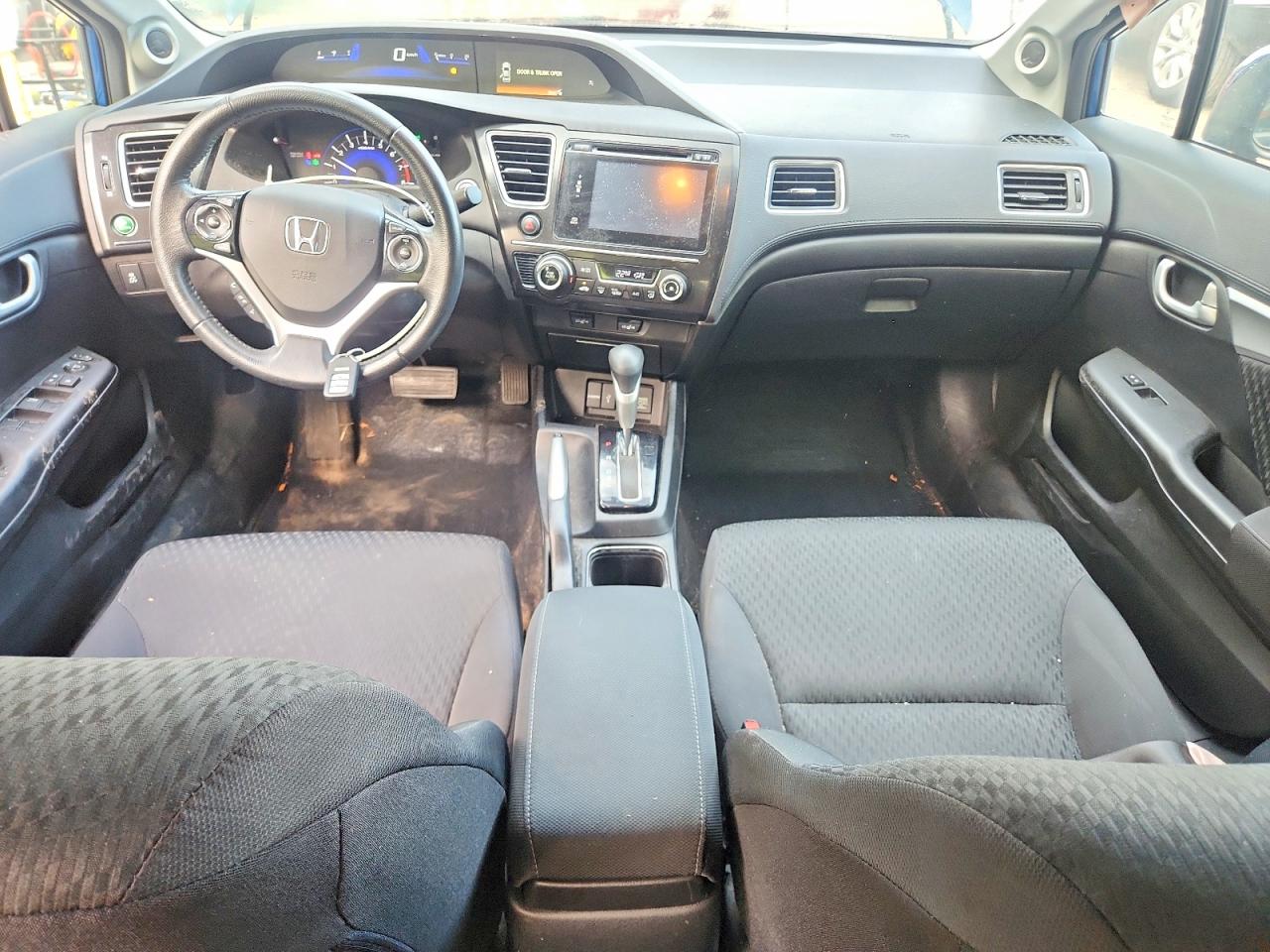 2015 Honda Civic Lx Blue vin: 2HGFB2F51FH008312