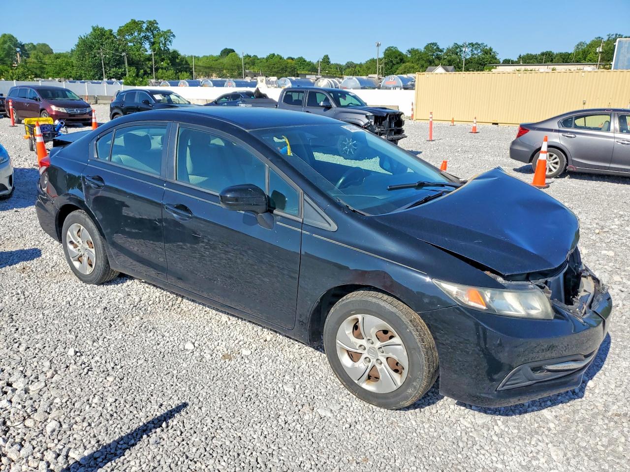2015 Honda Civic Black vin: 2HGFB2F51FH506980